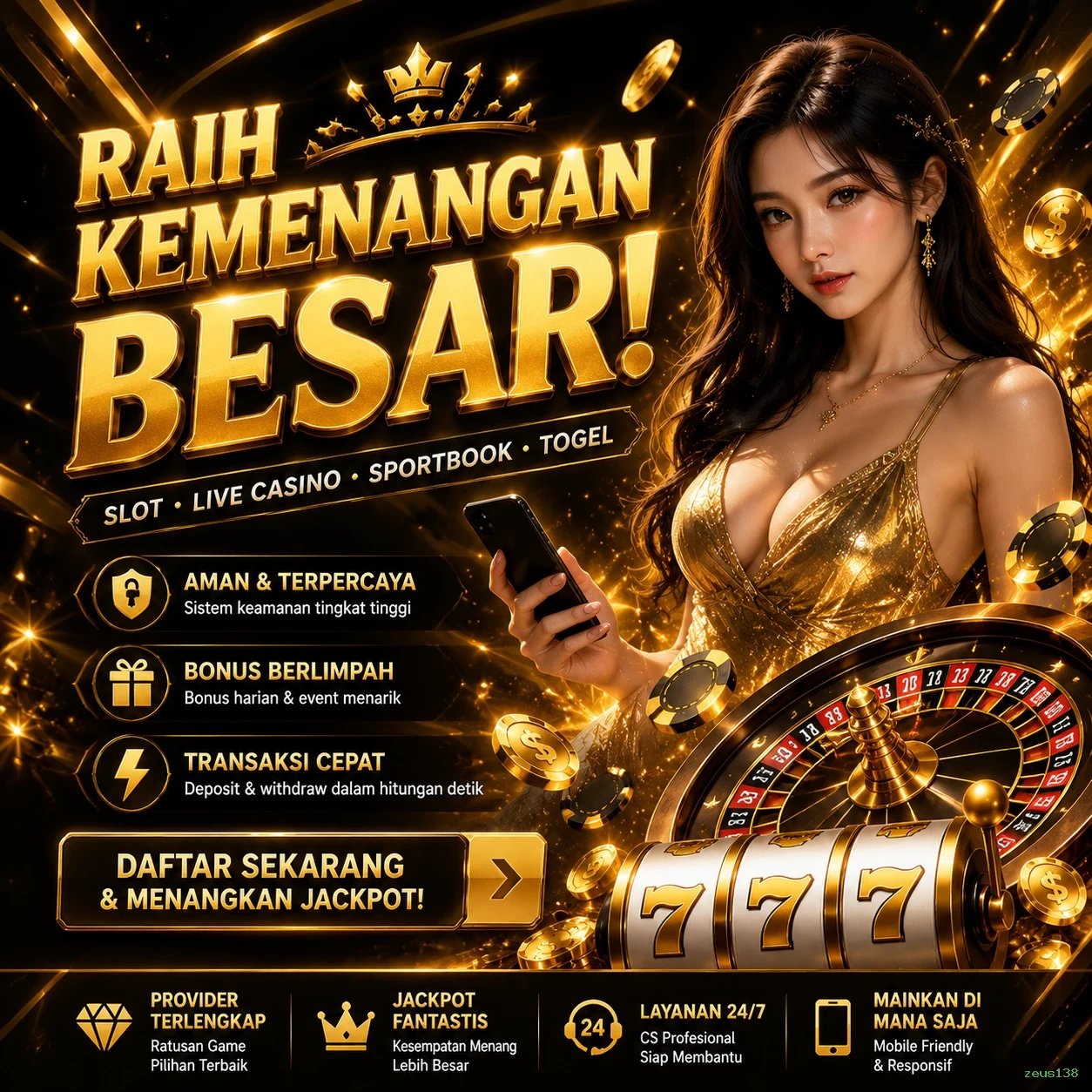 Cara Mendaftar dan Verifikasi Akun di zeus138